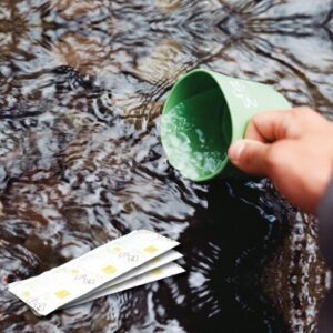 LevinQ Waterzuiveringstabletten 120x 1 Liter - Houdbaar 2027! + LevinQ Handschoenen PE - British Army NATO Veilig Drinkwater